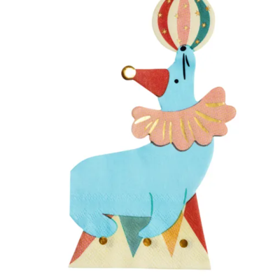 Guardanapos de papel Foca Circo