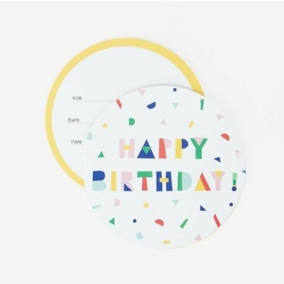 Convites 'Happy Birthday'