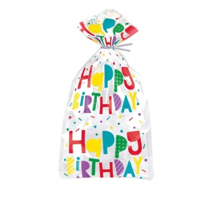 Sacos de oferta Happy birthday colorido