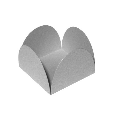 Formas brigadeiro metalizado prata