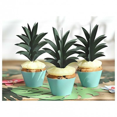 Cupcake wrapper - Aloha x6