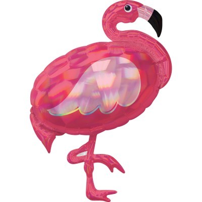 Balão Iridiscente Flamingo 83cm
