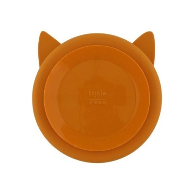 Prato de silicone com ventosa Mr. Fox