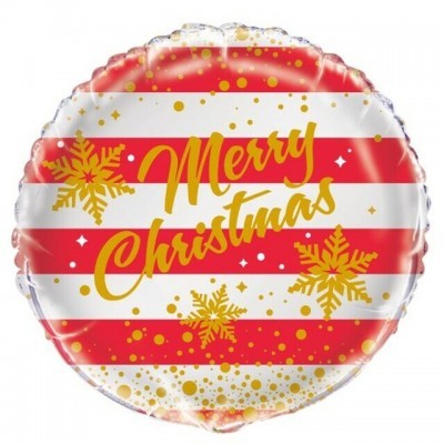 Balão foil standard  merry christmas