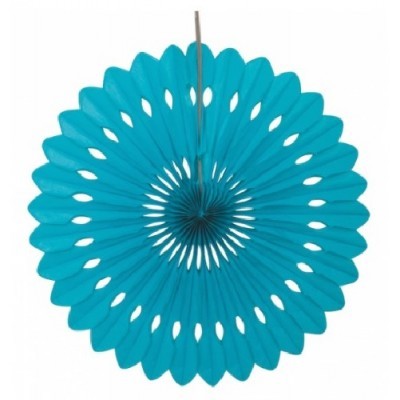 Roseta azul turquesa 40cm