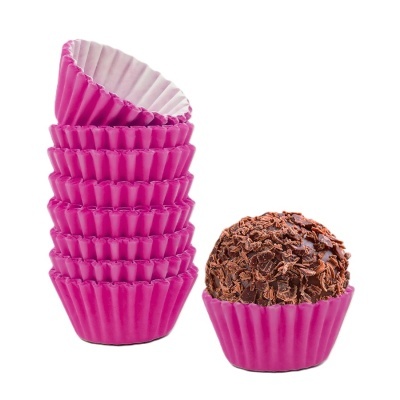 Forma Brigadeiro Lisa nº5  Rosa Forte