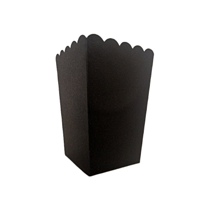 6 caixas de pipocas preto