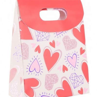 Saco oferta  corações