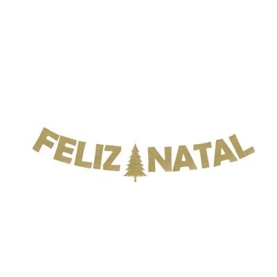 Grinalda 'Feliz Natal'