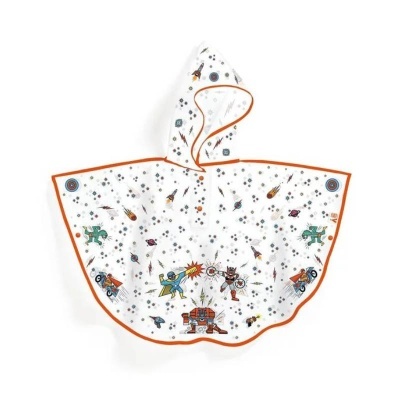 Capa de chuva Gato Super hero 5-7 anos