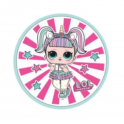 Impressão comestível LOL surprise