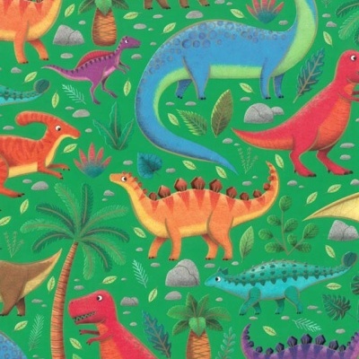 Papel de embrulho Dinossauros