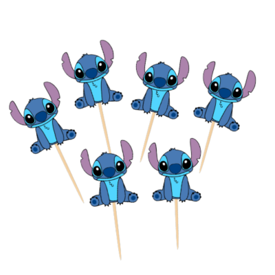 Cupcake toppers Stitch