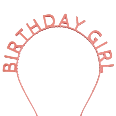 Bandolete BIRTHDAY GIRL Rosa bebé