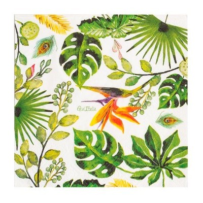 16 Guardanapos Golden Jungle
