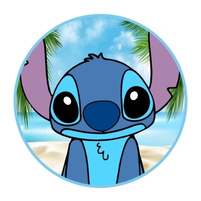 Impressão comestível Stitch