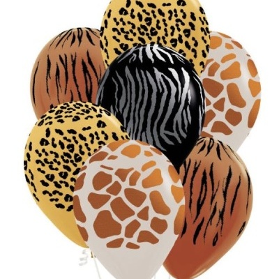 12 balões print Animal
