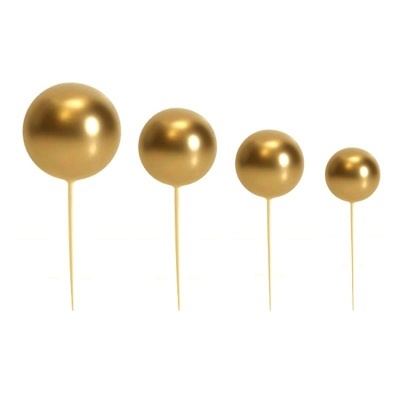 Conjunto de 20 Bolas decorativas- Ouro