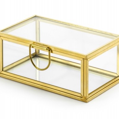 Porta alianças vidro