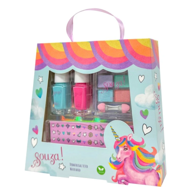 Conjunto de cosméticos infantil - unicórnio -Souza Kids