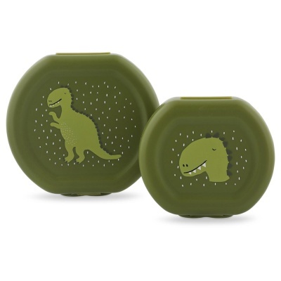 Caixa de lanche com clipe - 2pcs - Mr. Dino