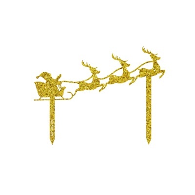 Topper Trenó do Pai Natal