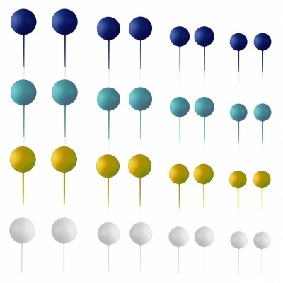 Conjunto de 32 Bolas decorativas- Azul