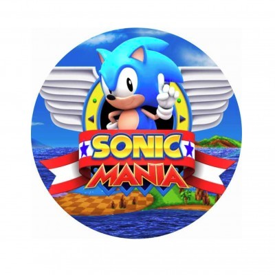 Impressão comestível Sonic