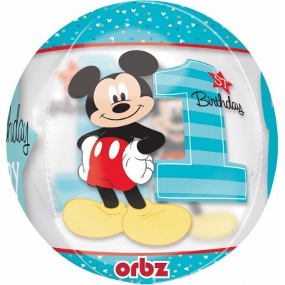 Balão ORBZ Mickey 1º aniversário