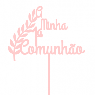 Topo de bolo 1º comunhão