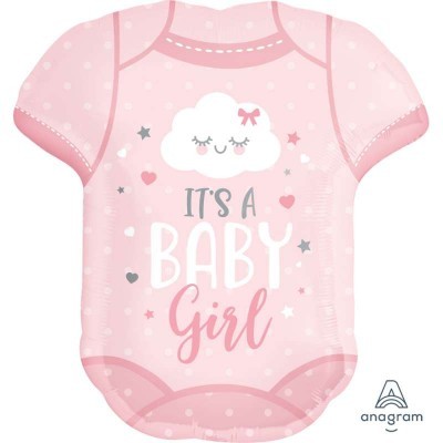 Balão babygrow rosa 60cm