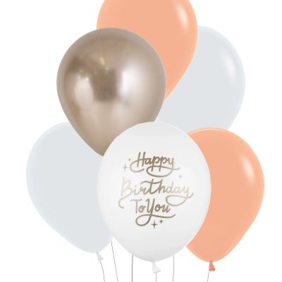 Bouquet 6 balões Blush