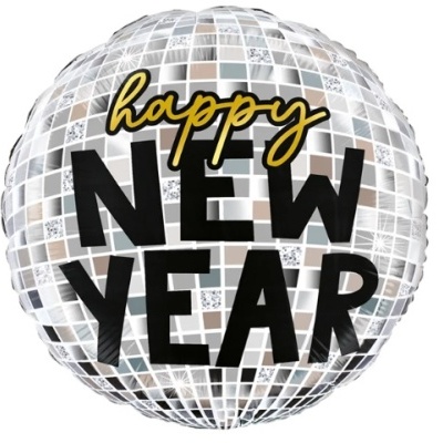 Balão Disco Happy New Year