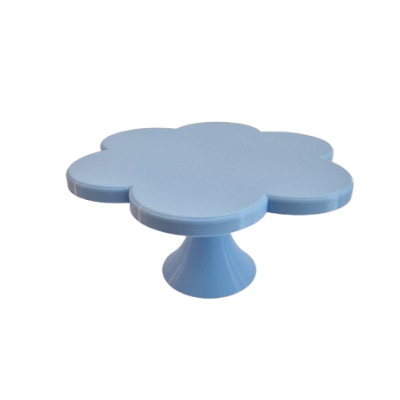 Base Flor M Azul Pastel