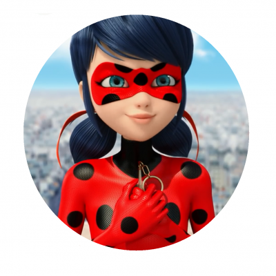Impressão comestível Ladybug