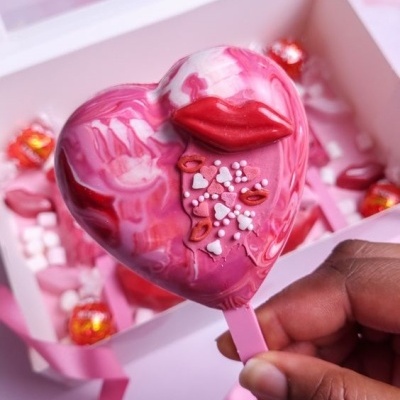 Paus para gelados | Cakesicles - Rosa bebé pastel