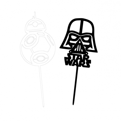 Topo de bolo star wars