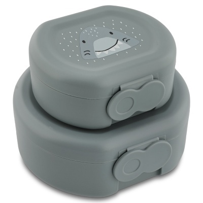 Caixa de lanche com clipe - 2pcs - Mr. Shark