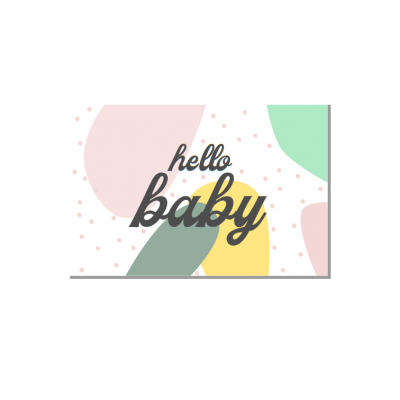 Postal Hello baby