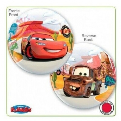 Balão Bubbles Cars 56cm