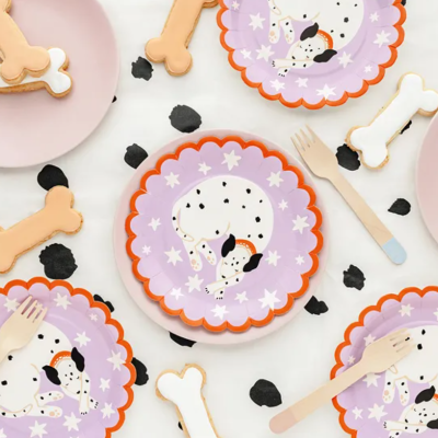 Pratos de papel dálmata