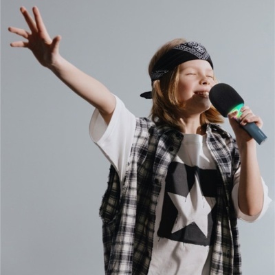 Microfone Karaoke – Kidymic Azul