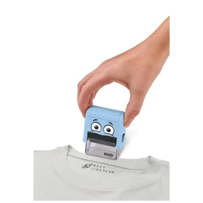 Kit recarga carimbo têxtil MARKY 3 EM 1 azul