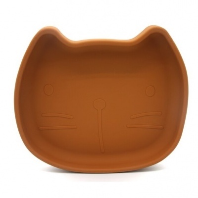 Prato de silicone Pippa Caramelo