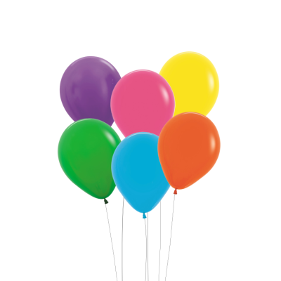 Bouquet 6 balões Arco iris