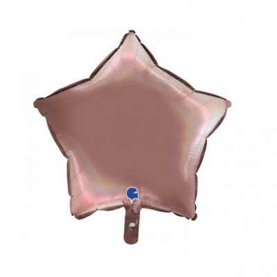 Balão Estrela Rosegold  46cm