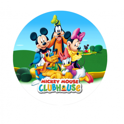 Impressão comestível Mickey e amigos