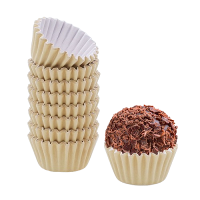 Forma Brigadeiro Lisa nº5  Bege