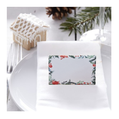 Marcadores de mesa Azevinho