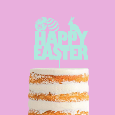 Topo de bolo Happy Easter